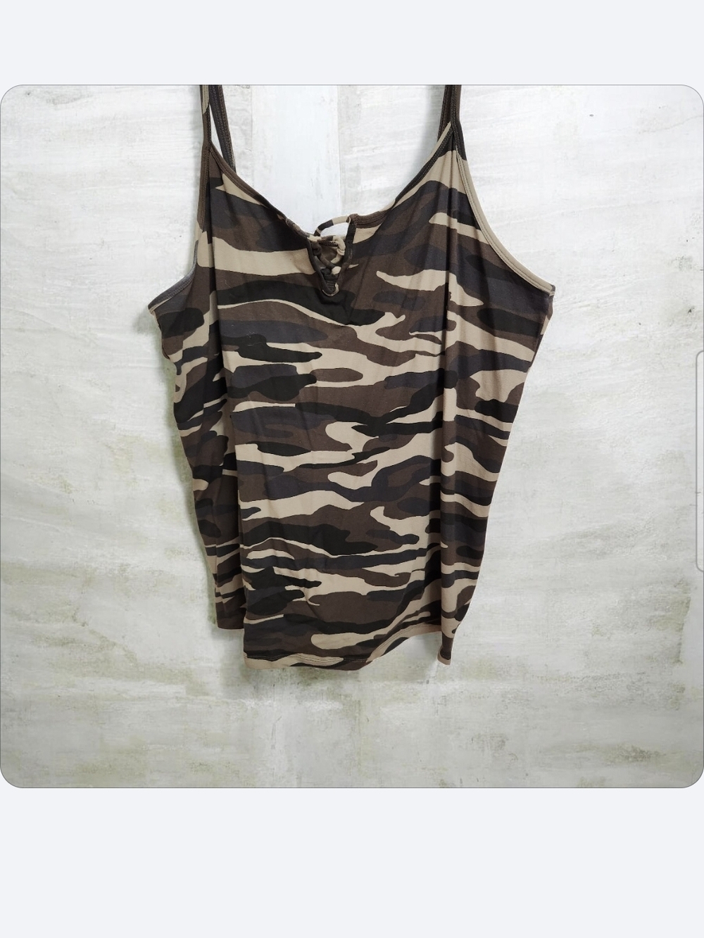 torrid Camo Lace-Up Cami in Brown and Beige● Bundle ● Swipe》READ BELOW